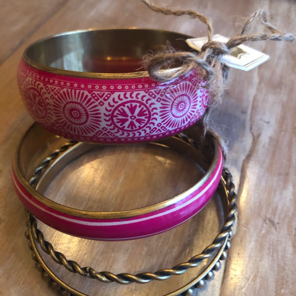 Mud Pie Bora Bora Bangle set